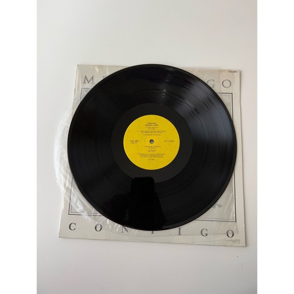 Miguel Lugo Contigo 1986 LP PCS 9971 Shrink Autographed EX - Picture 6 of 7